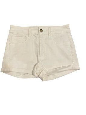 American Eagle Outfitters Women’s Hi-Rise Shortie Super Stretch White Shorts 6